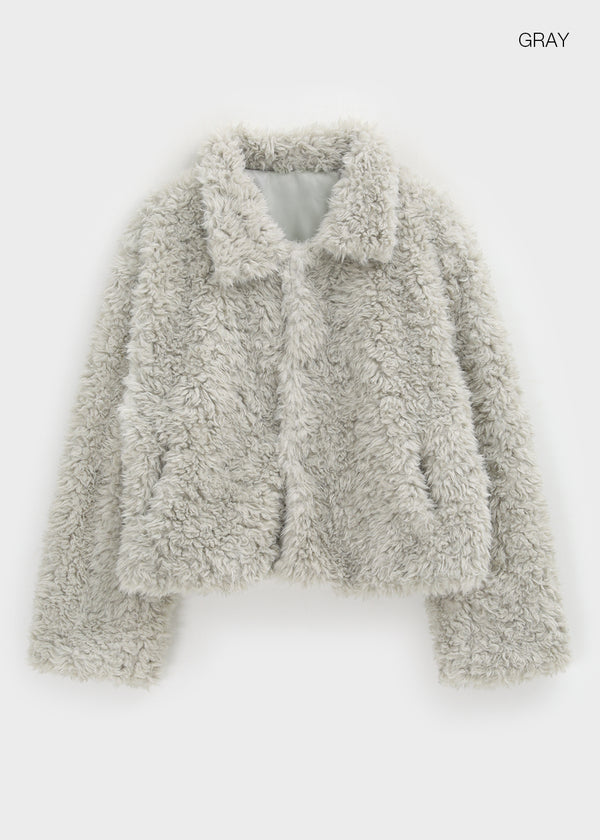 Royche Collar Fur Jacket