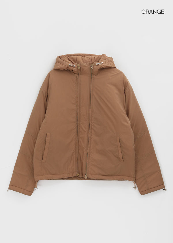 (UNISEX) Carlito Hooded Crop Wellon Padding (4 Oz)