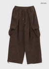 Tetom Corduroy Cargo Banding Pants