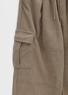 Tetom Corduroy Cargo Banding Pants
