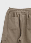 Tetom Corduroy Cargo Banding Pants