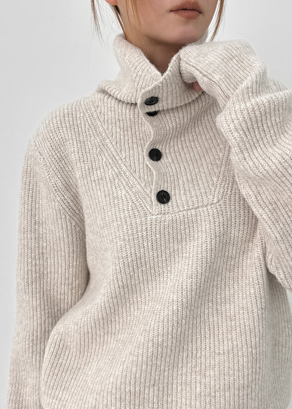 Coltem High Neck Warmer Turtleneckr Knit