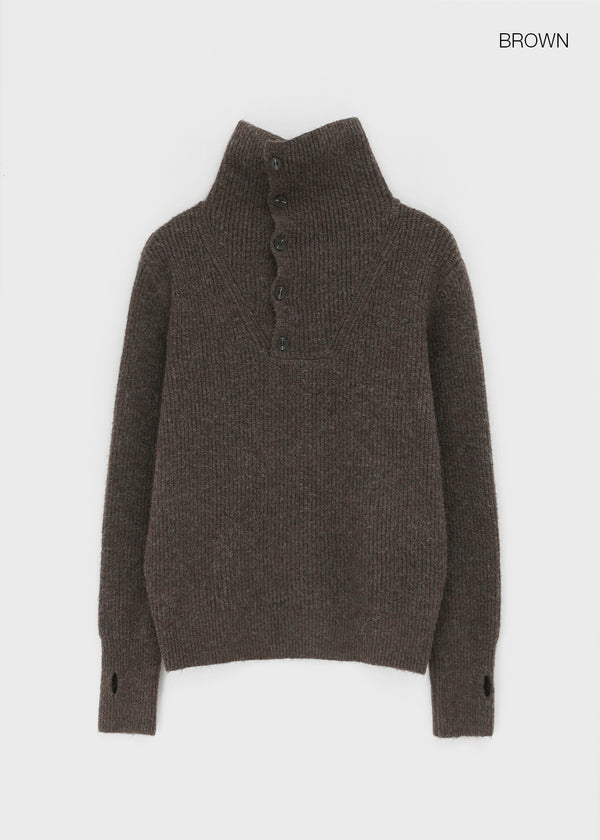 Coltem High Neck Warmer Turtleneckr Knit