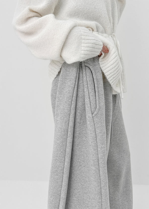 Consoel Double-sided Fleece Wide Banding Pants