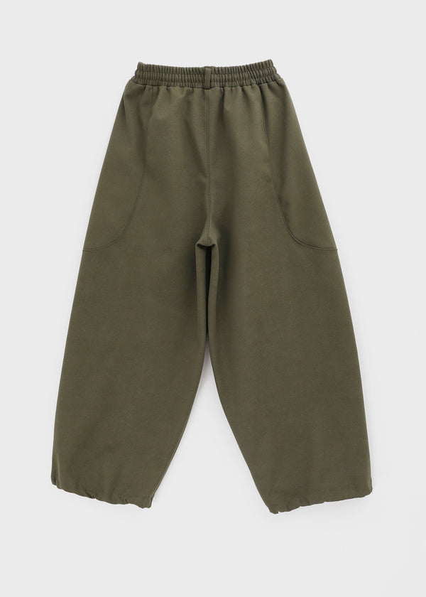 Turning Cut Balloon Wide Fleece Banding Pants