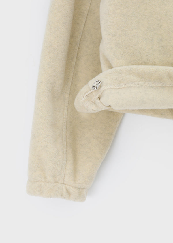 (UNISEX) Devoti Fleece High Neck Two-way Zip-up