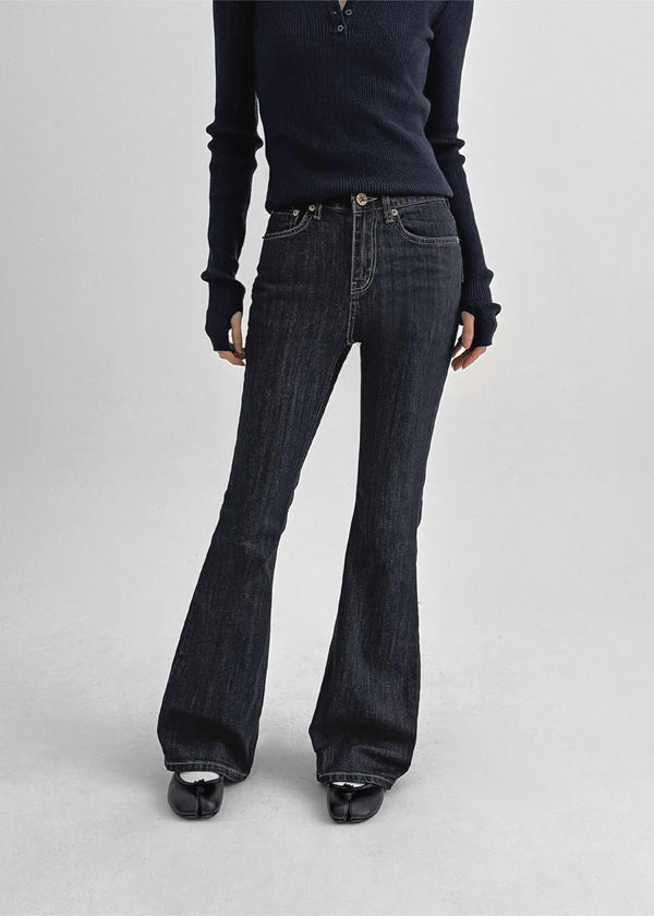 Kankam Raw Denim Bootcut Pants