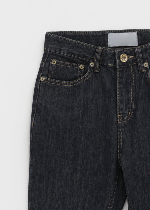 Kankam Raw Denim Bootcut Pants