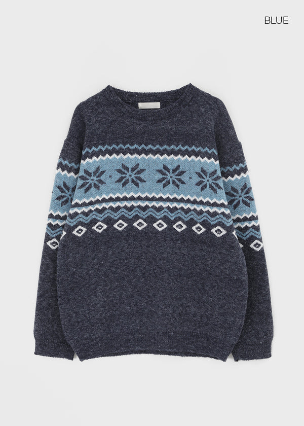 (UNISEX) Yondela Nordic Round Knit