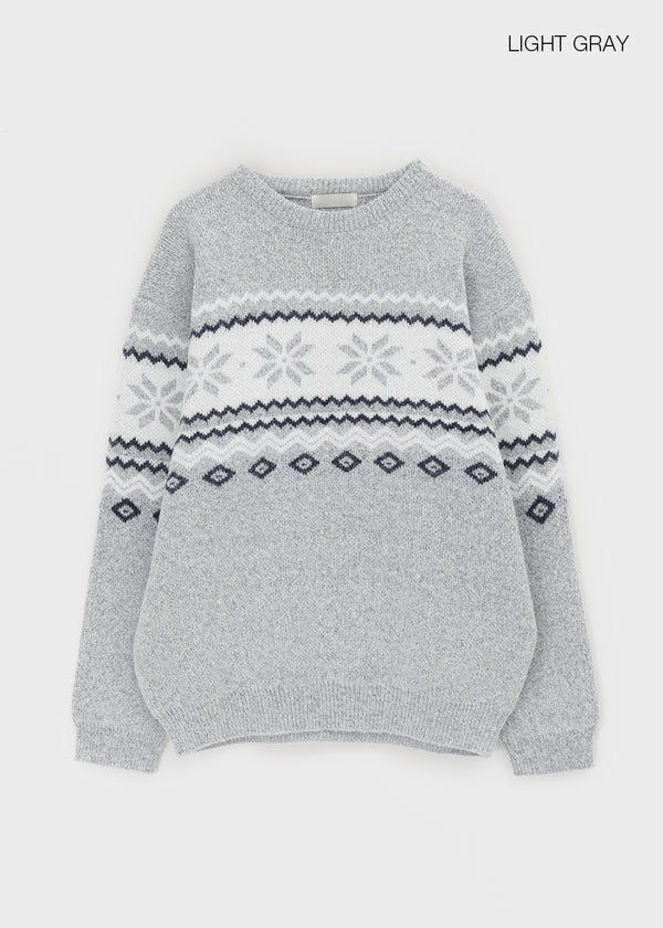 (UNISEX) Yondela Nordic Round Knit