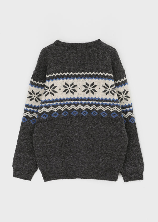 (UNISEX) Yondela Nordic Round Knit