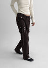 Ronrom Low-waist Wide Bootcut Cargo Pants