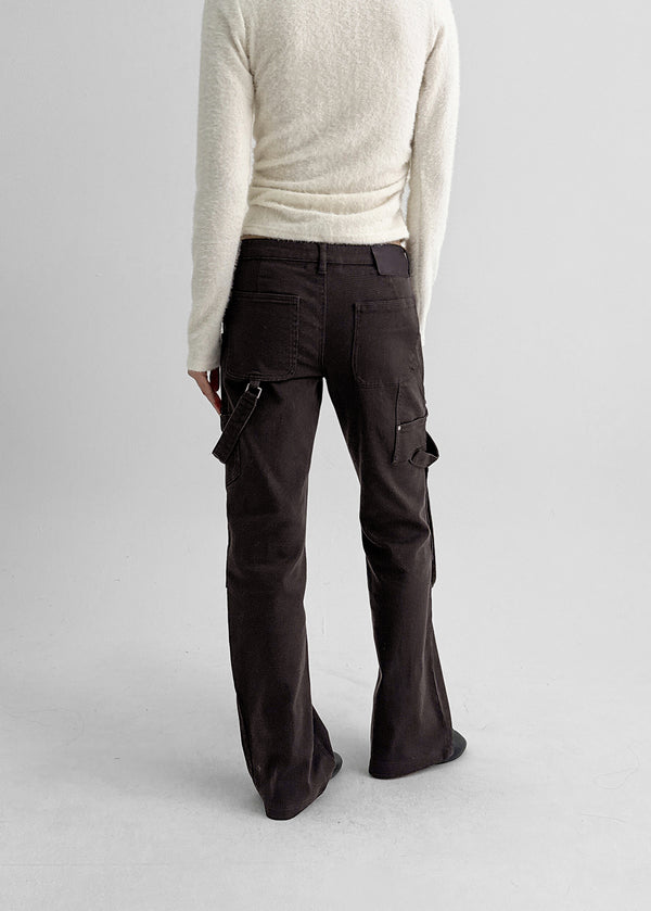 Ronrom Low-waist Wide Bootcut Cargo Pants