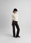 Ronrom Low-waist Wide Bootcut Cargo Pants