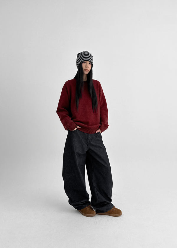 Redon Non-fade Balloon Denim Pants