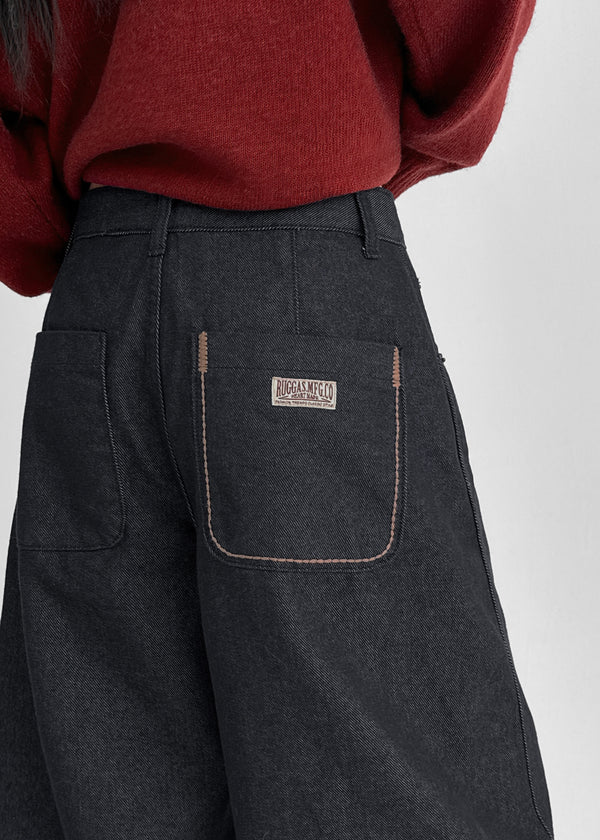 Redon Non-fade Balloon Denim Pants