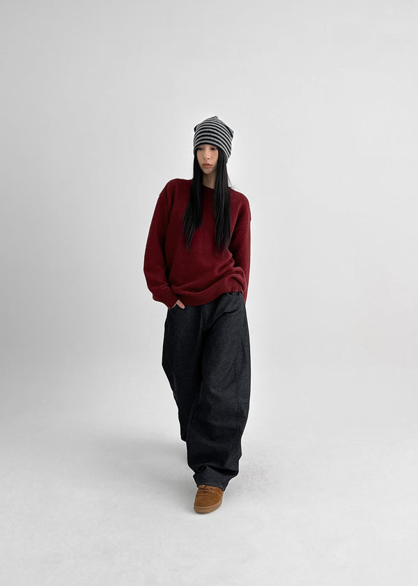 Redon Non-fade Balloon Denim Pants