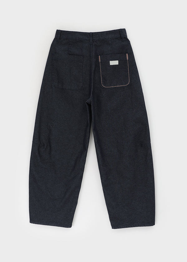 Redon Non-fade Balloon Denim Pants