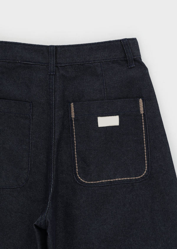 Redon Non-fade Balloon Denim Pants