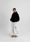 (UNISEX) Serban Sheepskin Embroidered Two-way Banding Pants