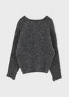 Huenings Hairy V-neck Wool Knit