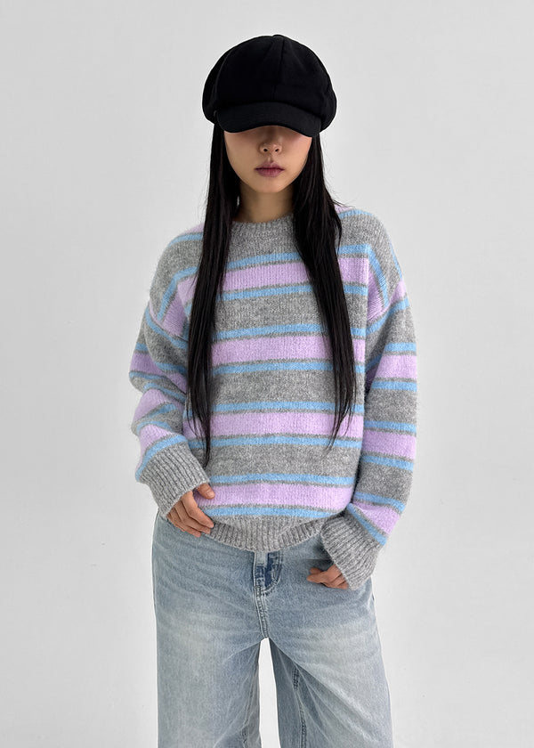 Kintering Striped Wool Knit