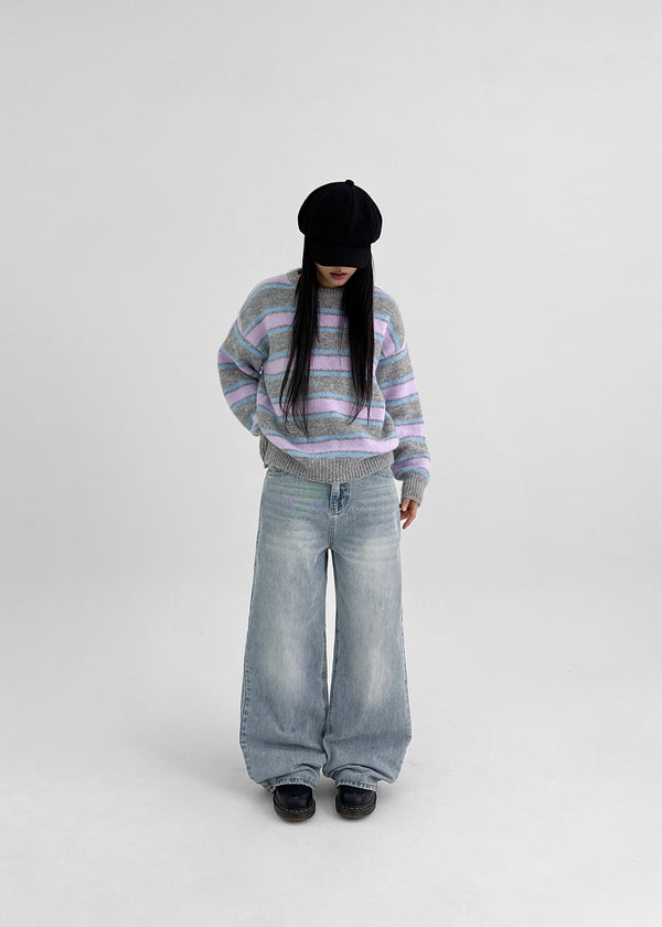 Kintering Striped Wool Knit