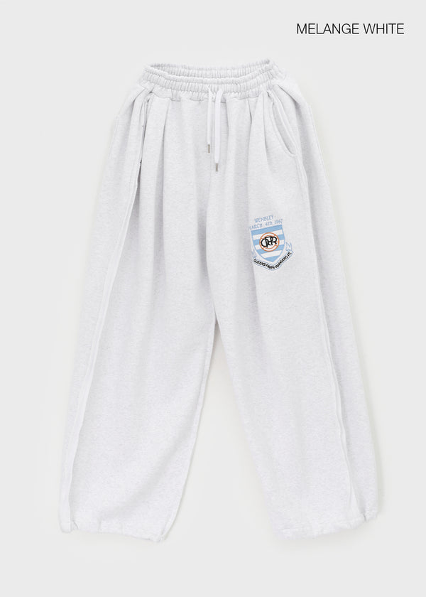 (UNISEX) Serban Sheepskin Embroidered Two-way Banding Pants