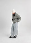 Kiaf Strap Vintage Wide Denim Pants