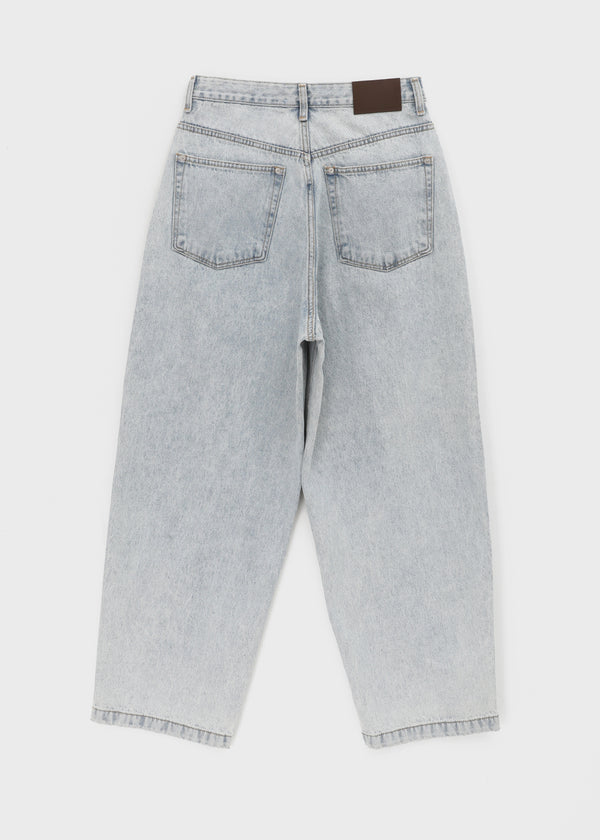 Kiaf Strap Vintage Wide Denim Pants