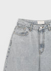 Kiaf Strap Vintage Wide Denim Pants
