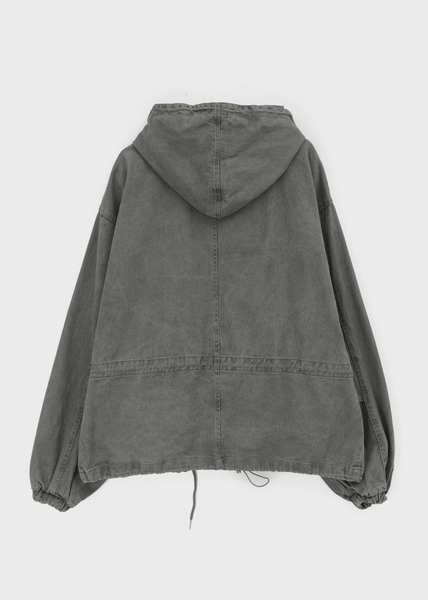 (UNISEX) Chestnut Washed Bomber Jacket