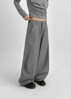 (UNISEX) Tenum Back Pocket Balloon Wide Slacks