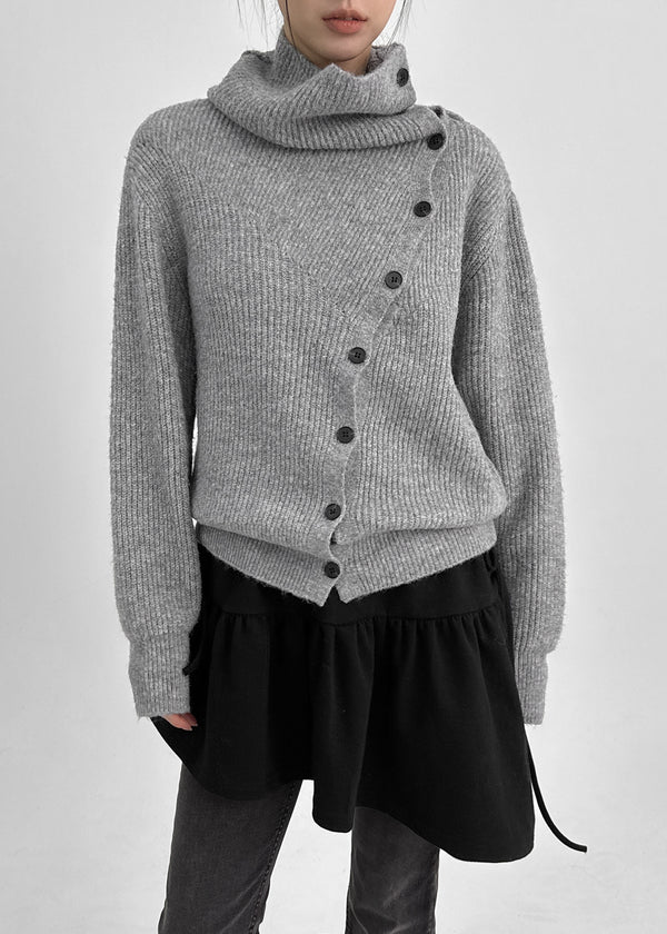 Hartin Unbalanced Shirring Mini Skirt