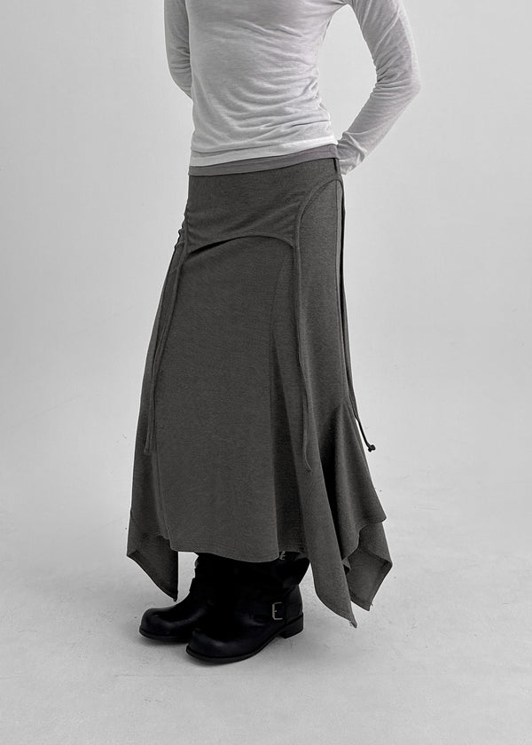 Roena Unbalanced Layered Sleeveless Long Dress