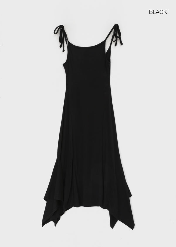 Roena Unbalanced Layered Sleeveless Long Dress