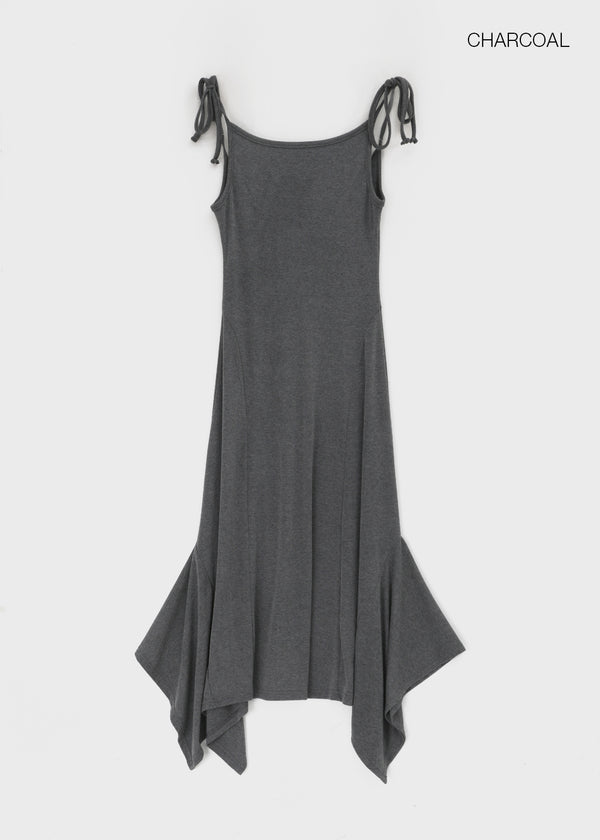 Roena Unbalanced Layered Sleeveless Long Dress
