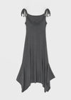 Roena Unbalanced Layered Sleeveless Long Dress