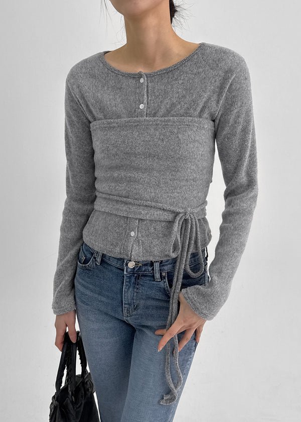 Roetty Set - Top, Cardigan