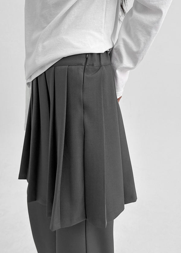 Stoa Pleated Wide Skirt Pants