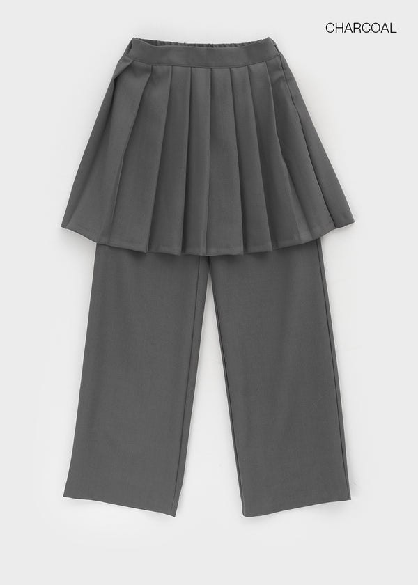 Stoa Pleated Wide Skirt Pants