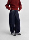 Okiwa Non-fade Bijo Wide Denim Pants