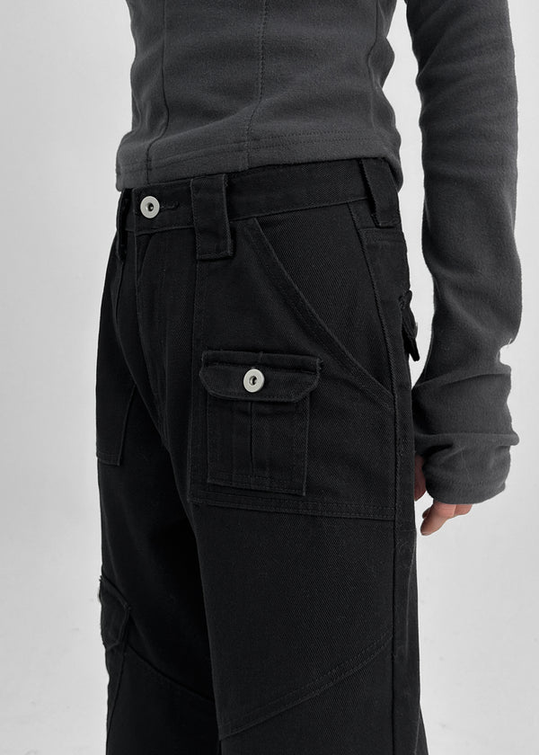 Tatum Pocket Bootcut Cotton Pants