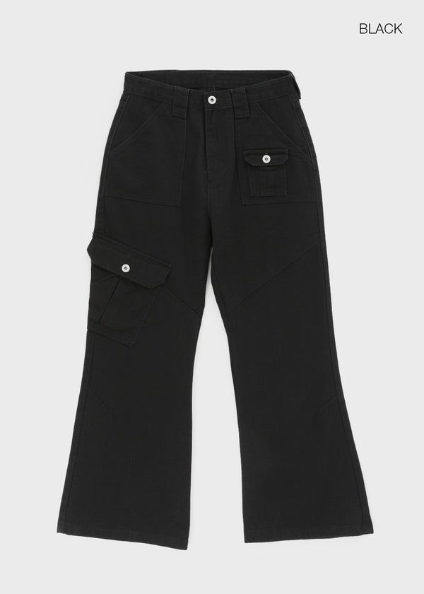 Tatum Pocket Bootcut Cotton Pants