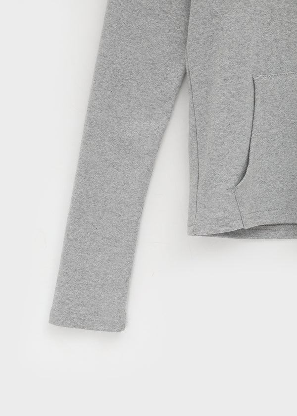 Setet Pocket Hooded Long Sleeve T-shirt