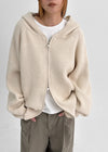 Teakong Two-way Knit Hooded Zip-up