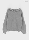 Teakong Two-way Knit Hooded Zip-up