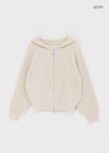 Teakong Two-way Knit Hooded Zip-up
