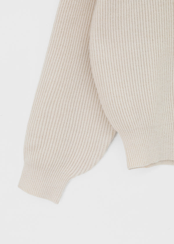 Teakong Two-way Knit Hooded Zip-up