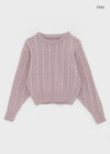 Relet Cable Round Knit